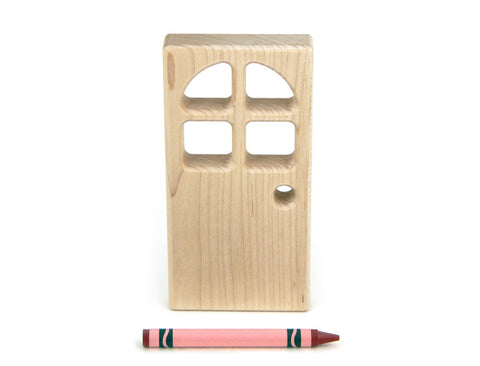 4x2 Arch-Paned-Window Door Unit Building Block