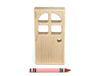 4x2 Arch-Paned-Window Door Unit Building Block
