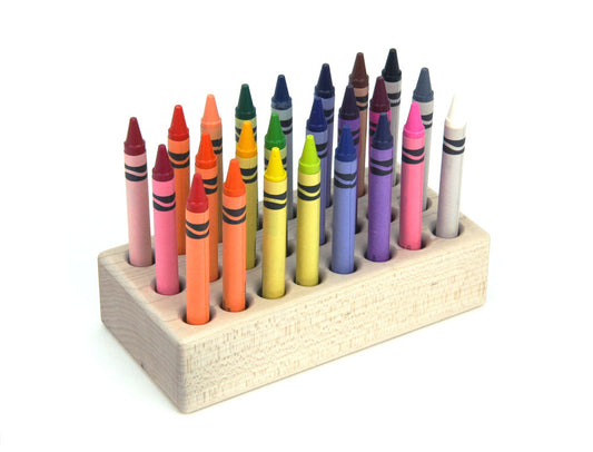 Solid Maple Crayon Holder