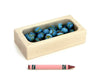 10 pc. 5/8" Marbles + Bag - Blue Swirl