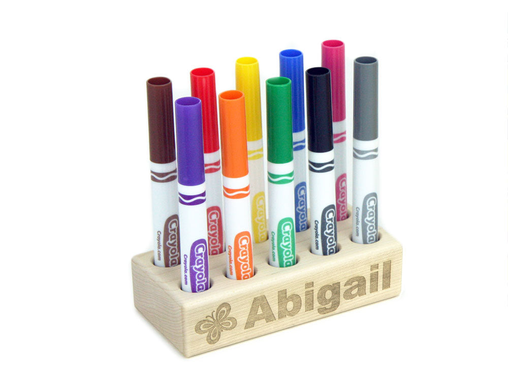 Personalized Maple Marker Holder