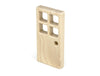 4x2 Square-Paned-Window Door Unit Building Block