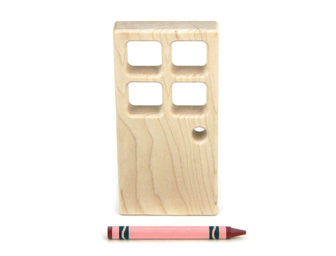 4x2 Square-Paned-Window Door Unit Building Block