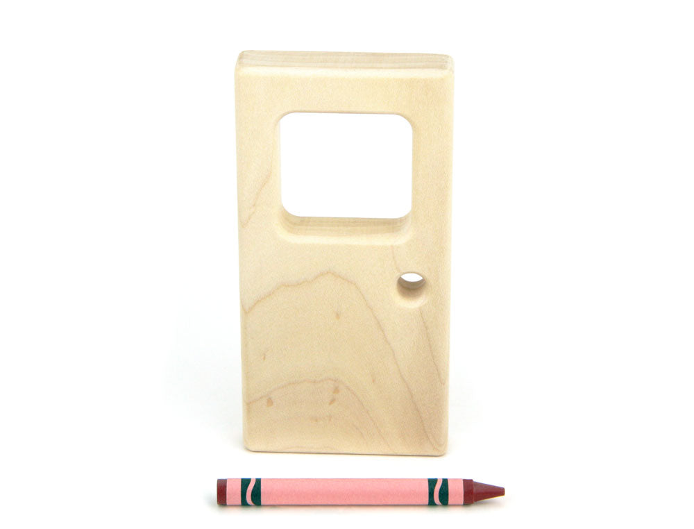 4x2 Square-Window Door Unit Building Block