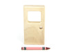 4x2 Square-Window Door Unit Building Block