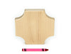 Flat 4x4 (1/2 thickness) Cross Intersection Building Block