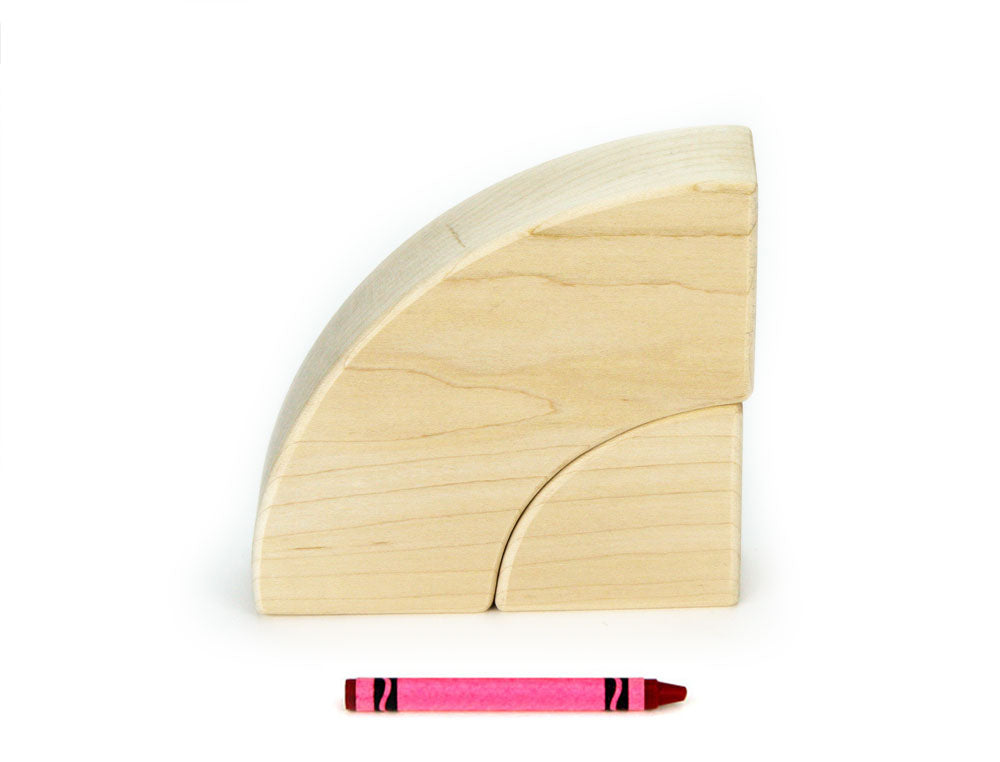 4x4 Large Half Arch and Quarter Circle Building Blocks