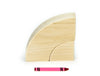 4x4 Large Half Arch and Quarter Circle Building Blocks
