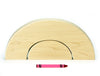 Flat 8x4 (1/2 thickness) Rainbow Arch and Half Circle Building Blocks