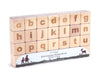 28 pc. Lowercase Engraved Alphabet Blocks