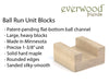23 pc. Core Ball Run Unit Block Set
