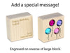 5 pc. Balloons & Hearts Gem Message Blocks