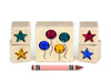 5 pc. Balloons & Stars Gem Message Blocks