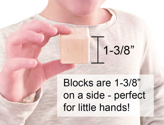 28 pc. Bold Uppercase Engraved Alphabet Blocks