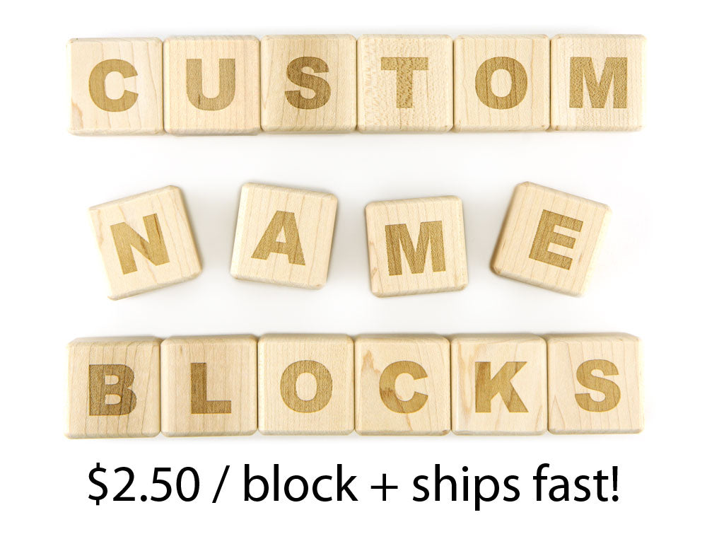 Personalized Name Blocks