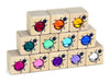 12 pc. Twelve Little Ladybugs Gem Blocks