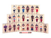 24 pc. Children of the World Maple Building Blocks