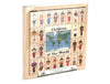28 pc. Children of the World Maple Building Blocks with Tray