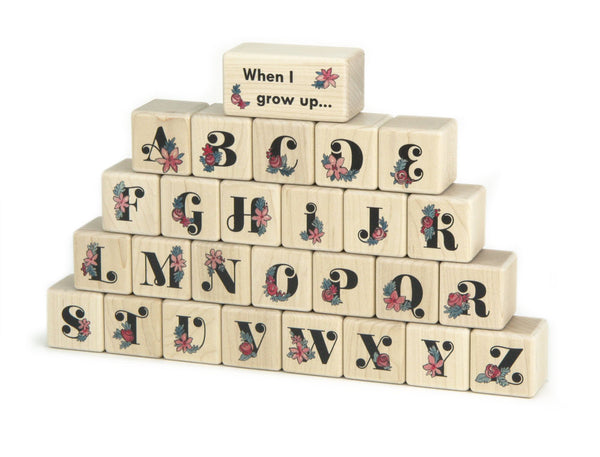 27 pc. Sports Letters Color Alphabet Blocks – Everwood Friends