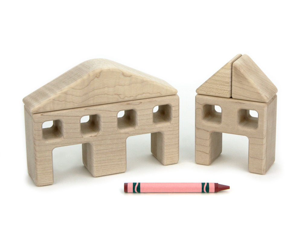 5 pc. Little Town Blocks Garage Set
