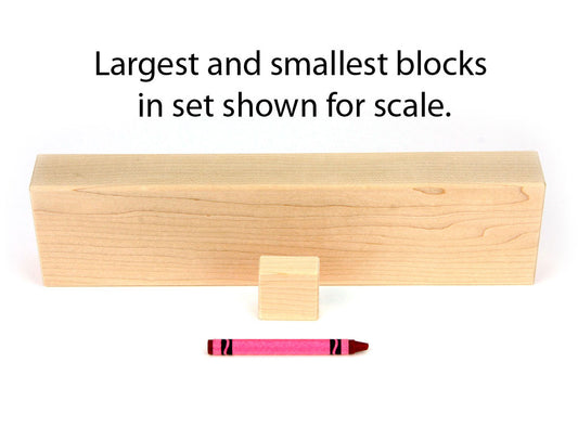 60 pc. Core Set Maple Building Blocks