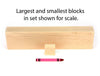 60 pc. Core Set Maple Building Blocks