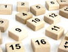 21 pc. Printed Maple Number Tiles 0-20