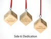 Personalized Baby Birth Christmas Ornament