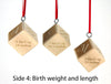 Personalized Baby Birth Christmas Ornament