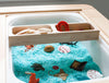 Solid Maple Sensory Bin Organizer