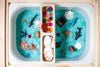 Solid Maple Sensory Bin Organizer