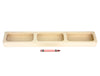 Solid Maple Sensory Table 3-Bin Organizer
