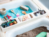 Solid Maple Sensory Table 3-Bin Organizer
