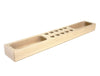 Solid Maple Sensory Table Supply Organizer