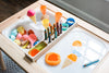 Solid Maple Sensory Table Supply Organizer
