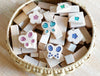 Pastel Flower Gem 4 pc. Sensory Stacker Maple Block Set