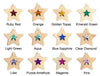 Star Choose-your-own Gem Solid Maple Ornament