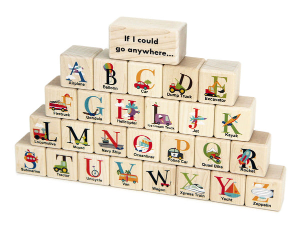 27 pc. Sports Letters Color Alphabet Blocks – Everwood Friends