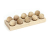 10 pc. 1" Wood Balls + Bag