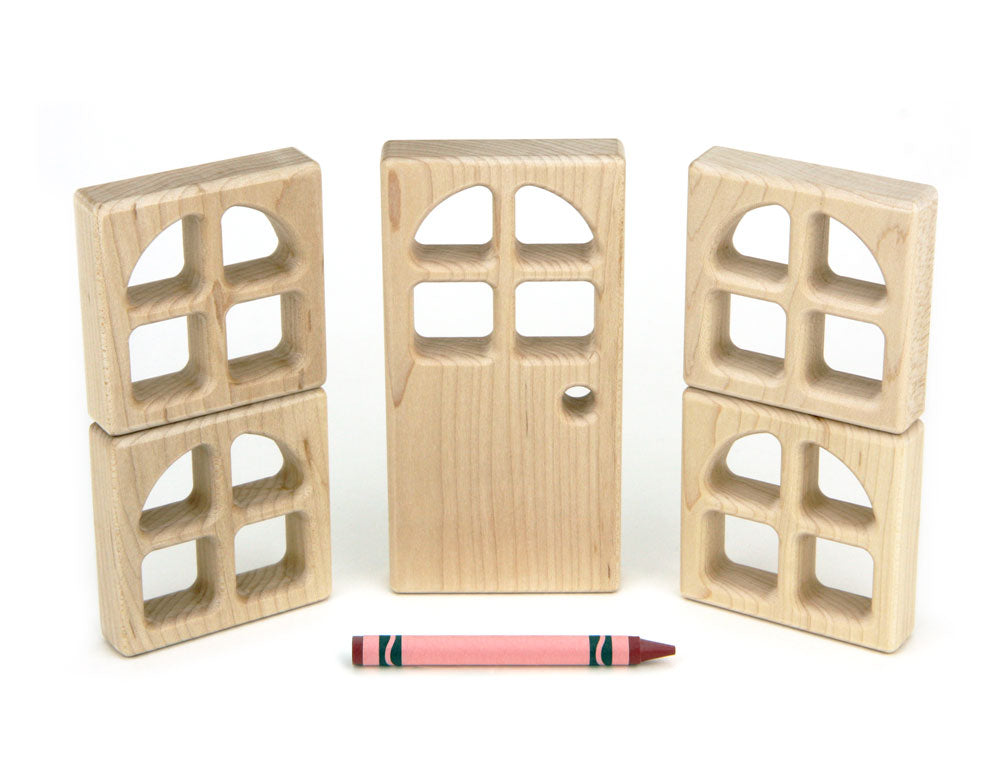 5 pc Arch-Paned Window & Door Blocks Booster