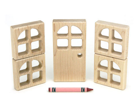 5 pc Arch-Paned Window & Door Blocks Booster
