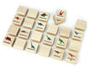 Dinosaurs Color Wooden Matching Game - 24 pc Set