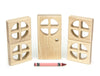 5 pc Round-Paned Window & Door Blocks Booster