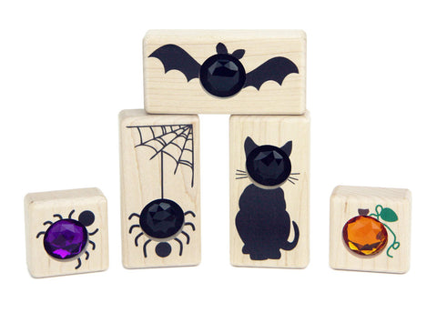 LIMITED! Spooky Halloween Friends 5 pc. Gem Set