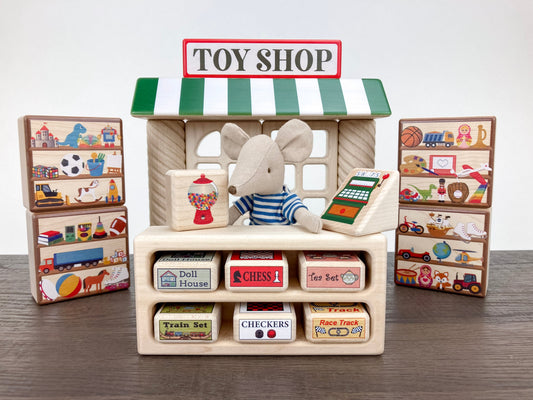 Creating an Invitation to Play with the Toy Shop
