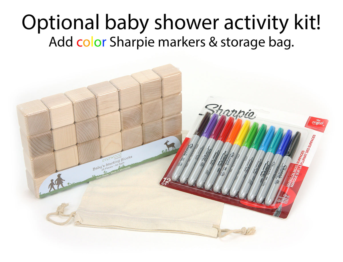 28 pc Baby's Stacking Blocks Set