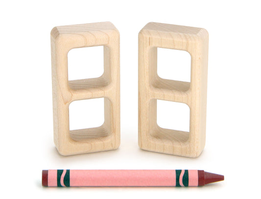 2x1 flat Square-Paned Window 2 pc. Unit Building Blocks