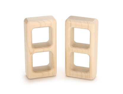 2x1 flat Square-Paned Window 2 pc. Unit Building Blocks