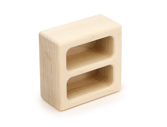 2x2 Shelf - 1:12 Scale Furniture Solid Maple Block