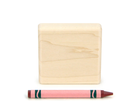 Flat 2x2 (1/2 thickness) Square Unit Building Block